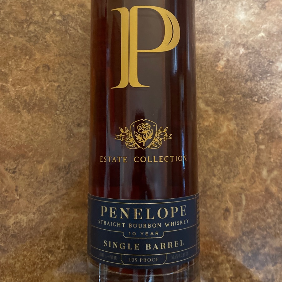 Penelope Straight Bourbon Whiskey 10 Year Single Barrel (2024 Estate Collection) - 105 Proof
