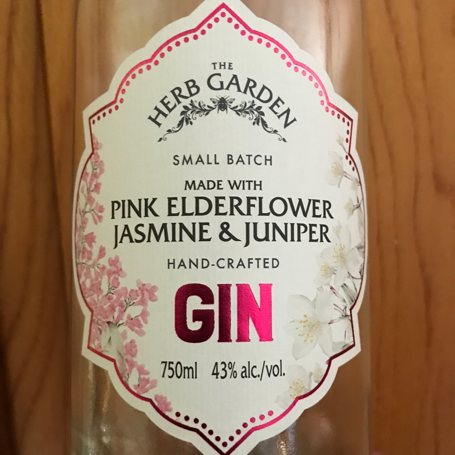 The Herb Garden Small Batch made with Pink Elderflower, Jasmine & Juniper