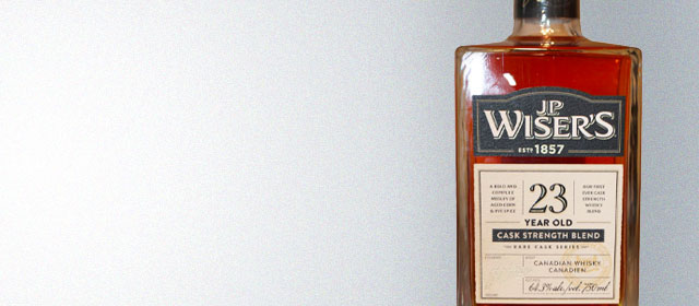 J.P. Wiser's 23 Year Cask Strength Blend