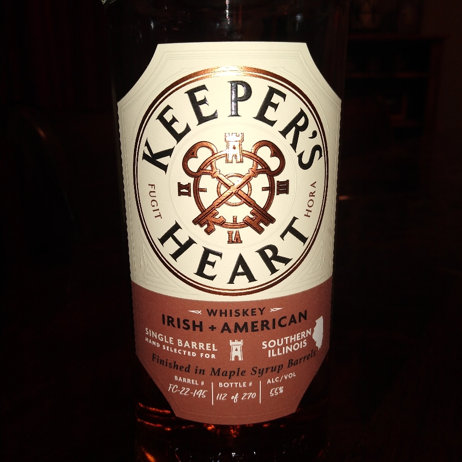 Keeper's Heart Irish + American Single Barrel Finished in Maple Syrup Barrels
