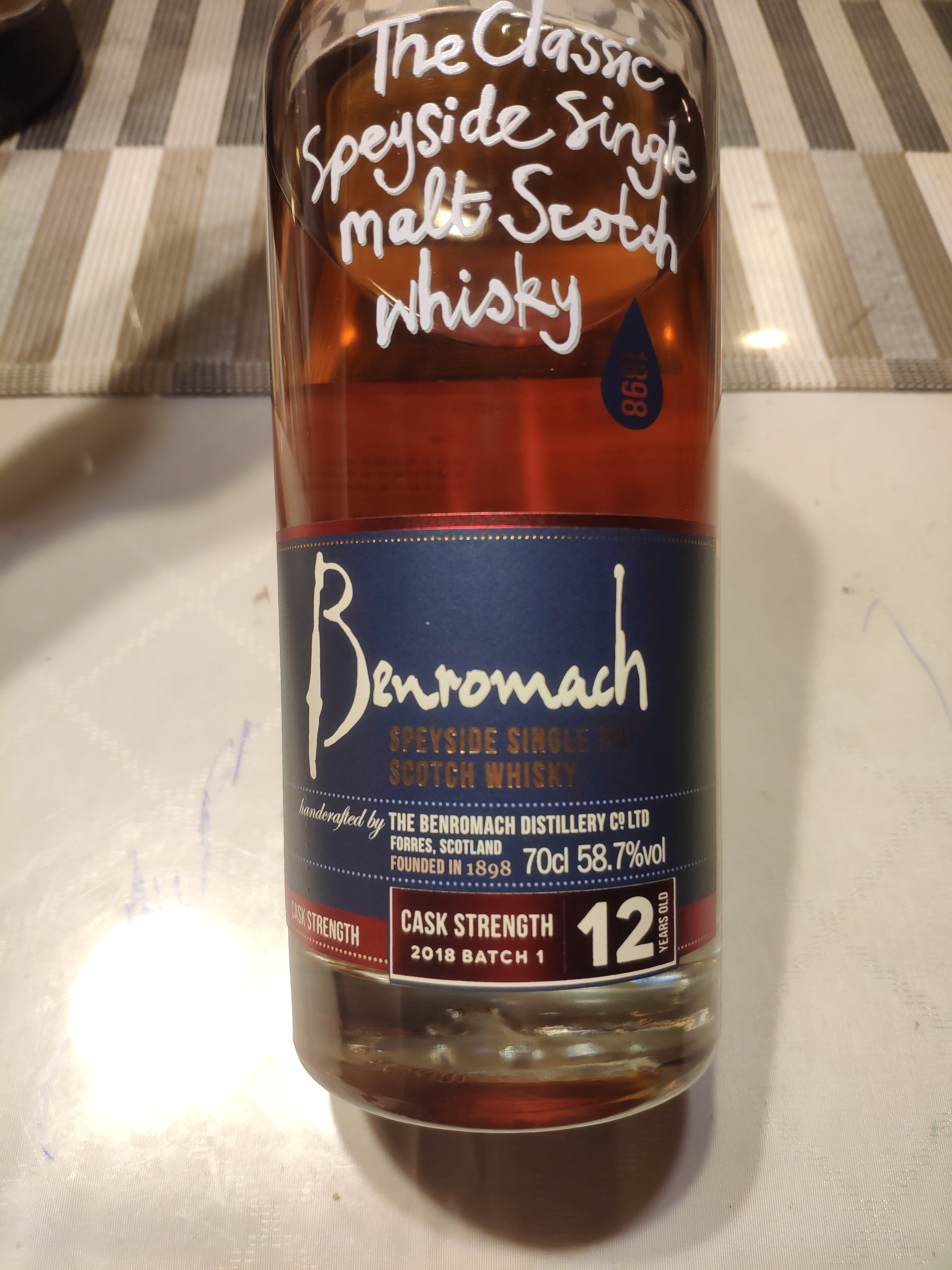 Benromach 12 Year Cask Strength 2018 (Batch 1)