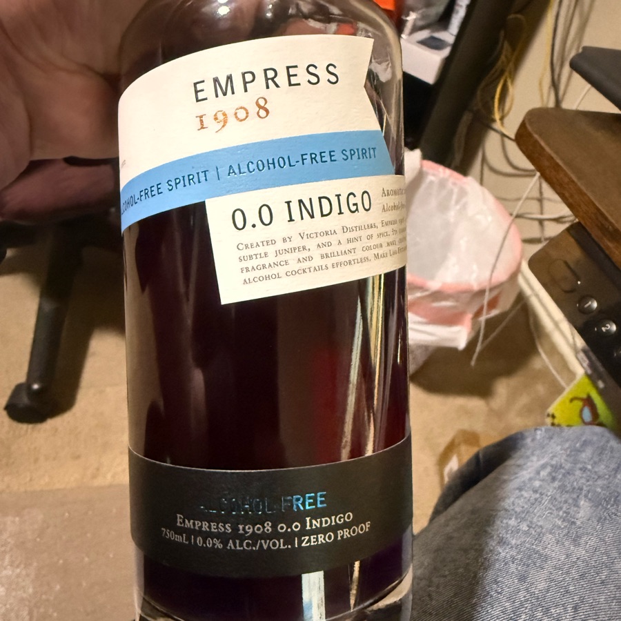Empress 1908 0.0 Indigo Alcohol Free Spirit