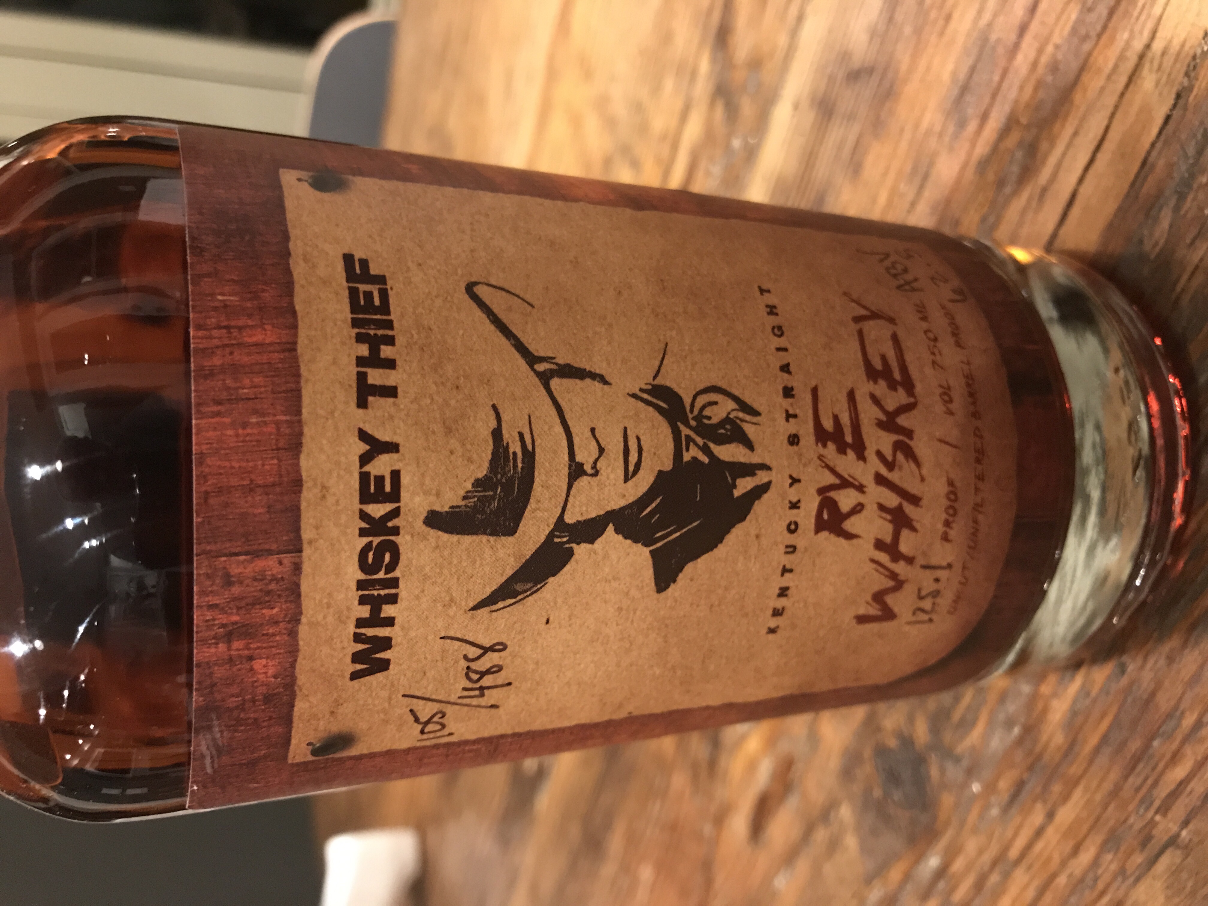 Whiskey Thief Straight Rye Whiskey