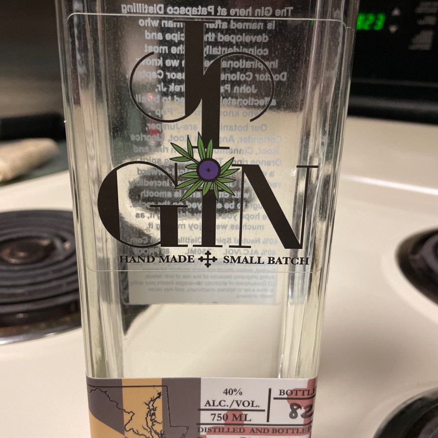 Patapsco Distilling Gin