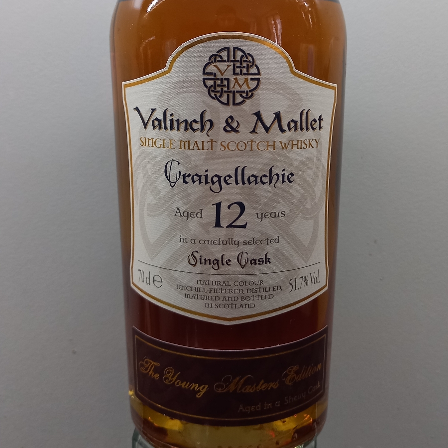 Craigelachie 12 years Valinch & Mallet