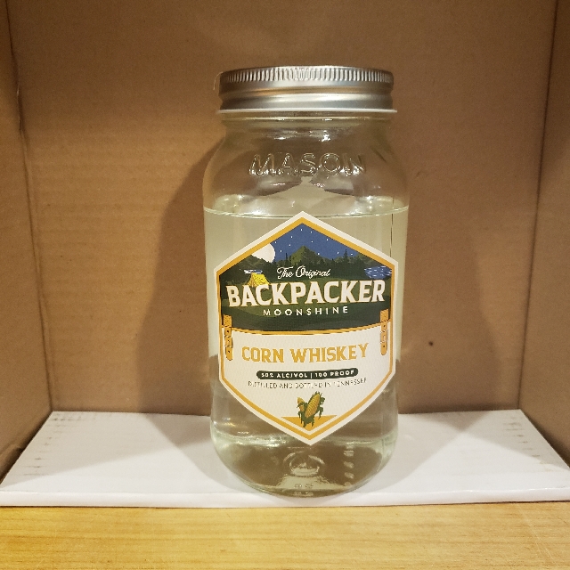 Backpacker Moonshine Corn Whiskey