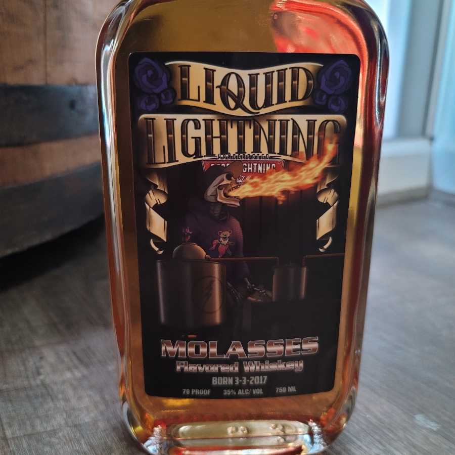 Dead Lightning Distillery Molasses Flavored Whiskey