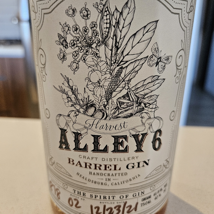 Alley 6 Barrel Gin