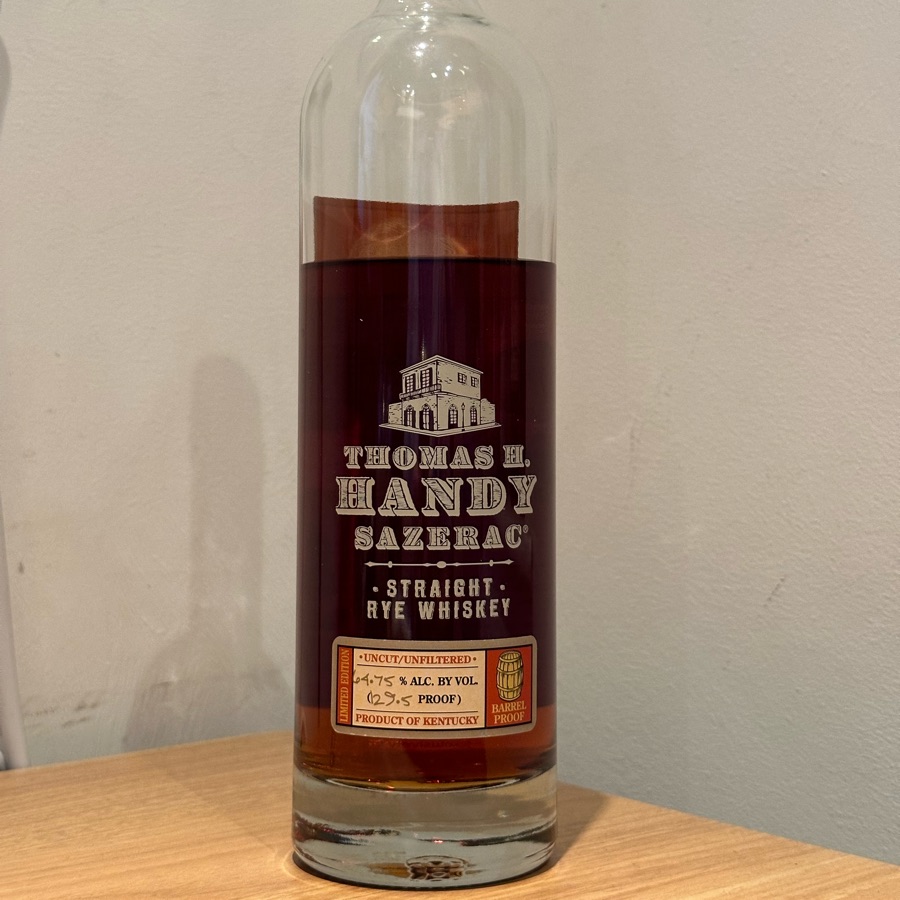Thomas H. Handy Sazerac Straight Rye Whiskey (2021)