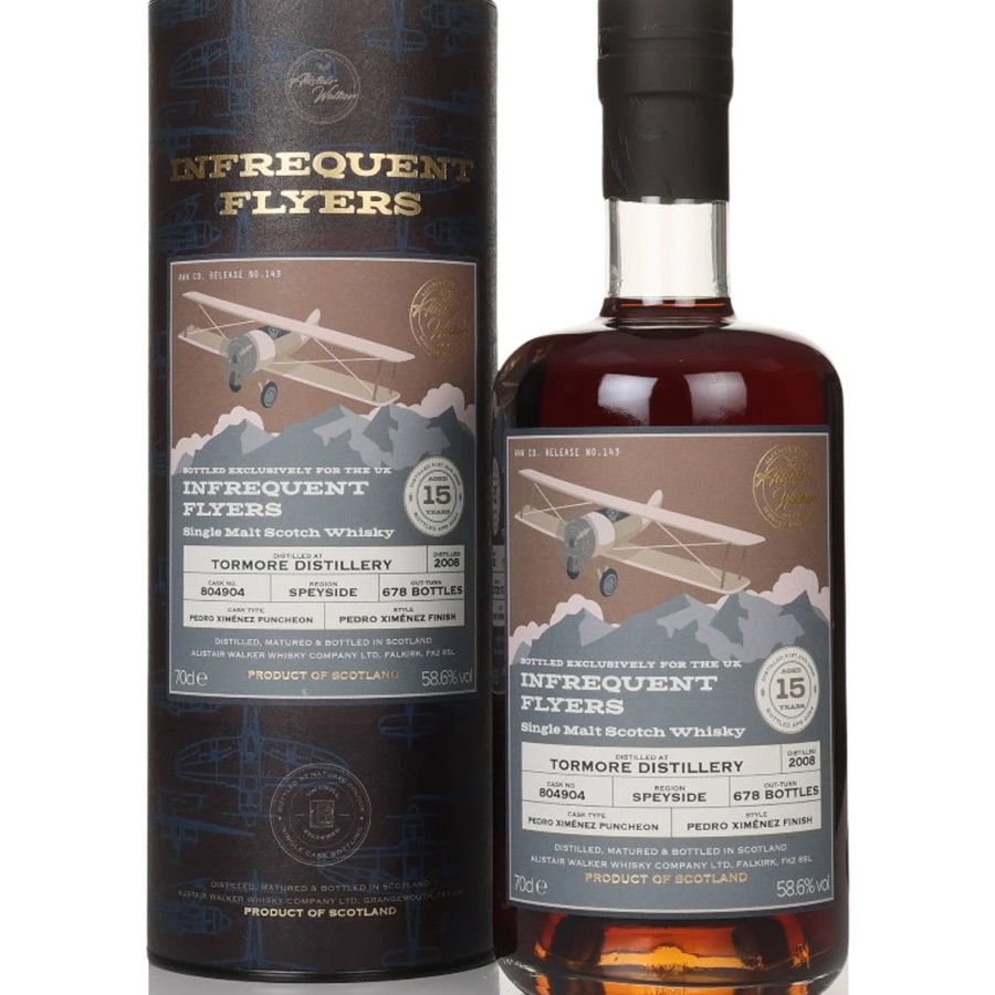 infrequent flyers - TORMORE 15 Year Old PX Cask