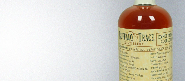 Buffalo Trace Experimental Collection 23 Year Giant French Oak Barrel