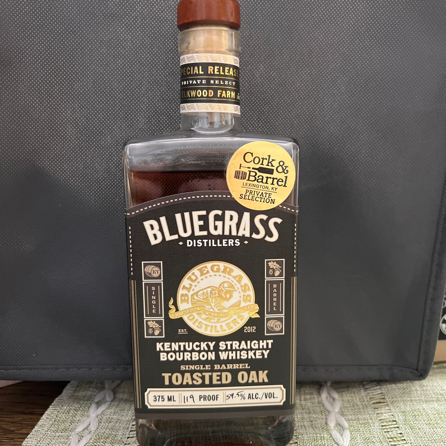 Bluegrass Distillers Kentucky Straight Bourbon Toasted Oak Elkwood Farm Special Release