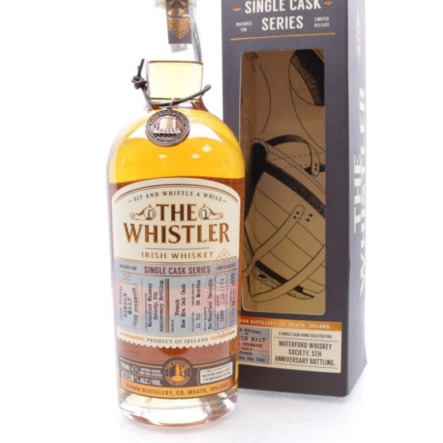 The Whistler Single Cask Series Waterford Whiskey Society, 5th Anniversary Bottling