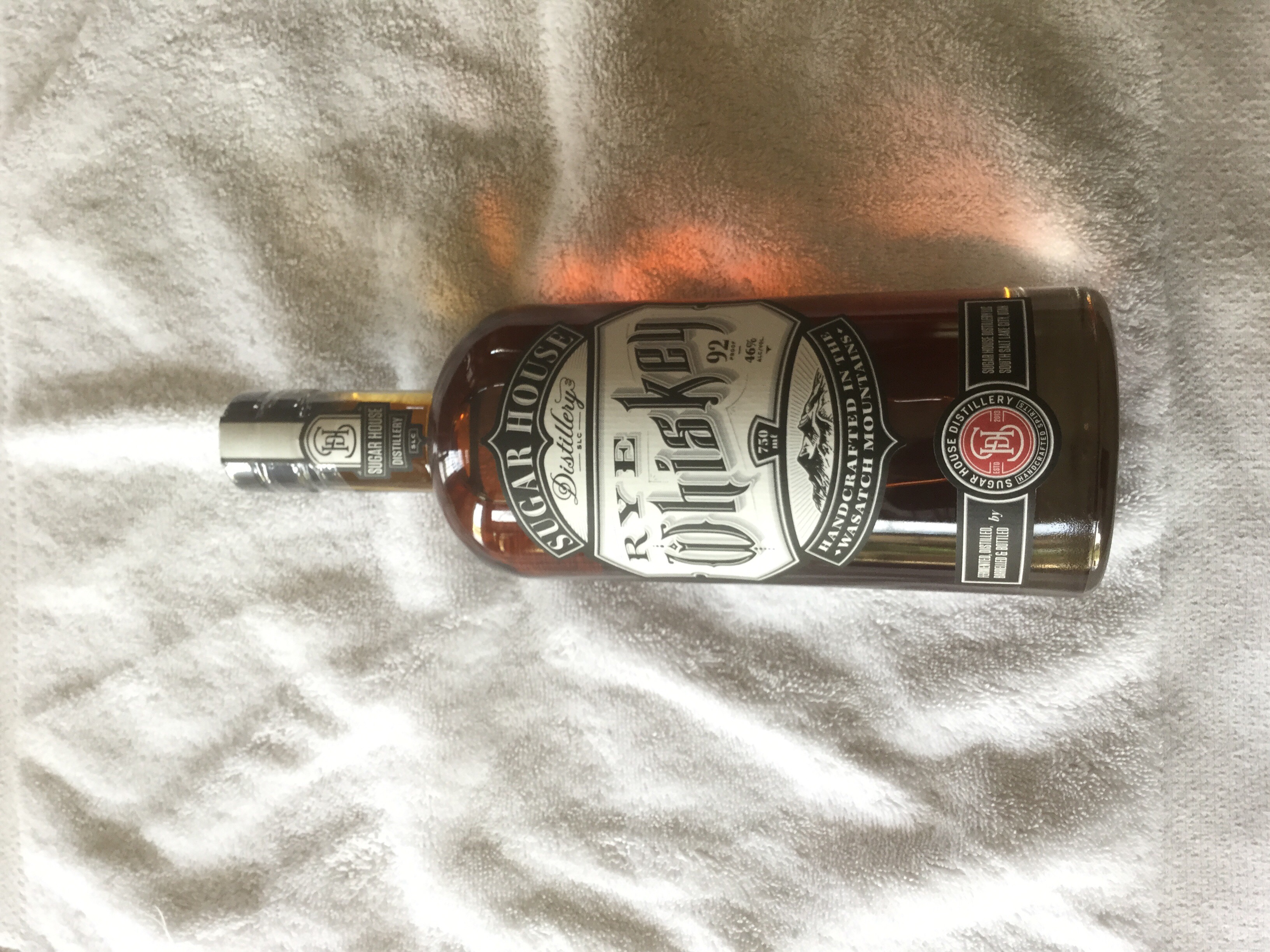 Sugar House Rye Whiskey