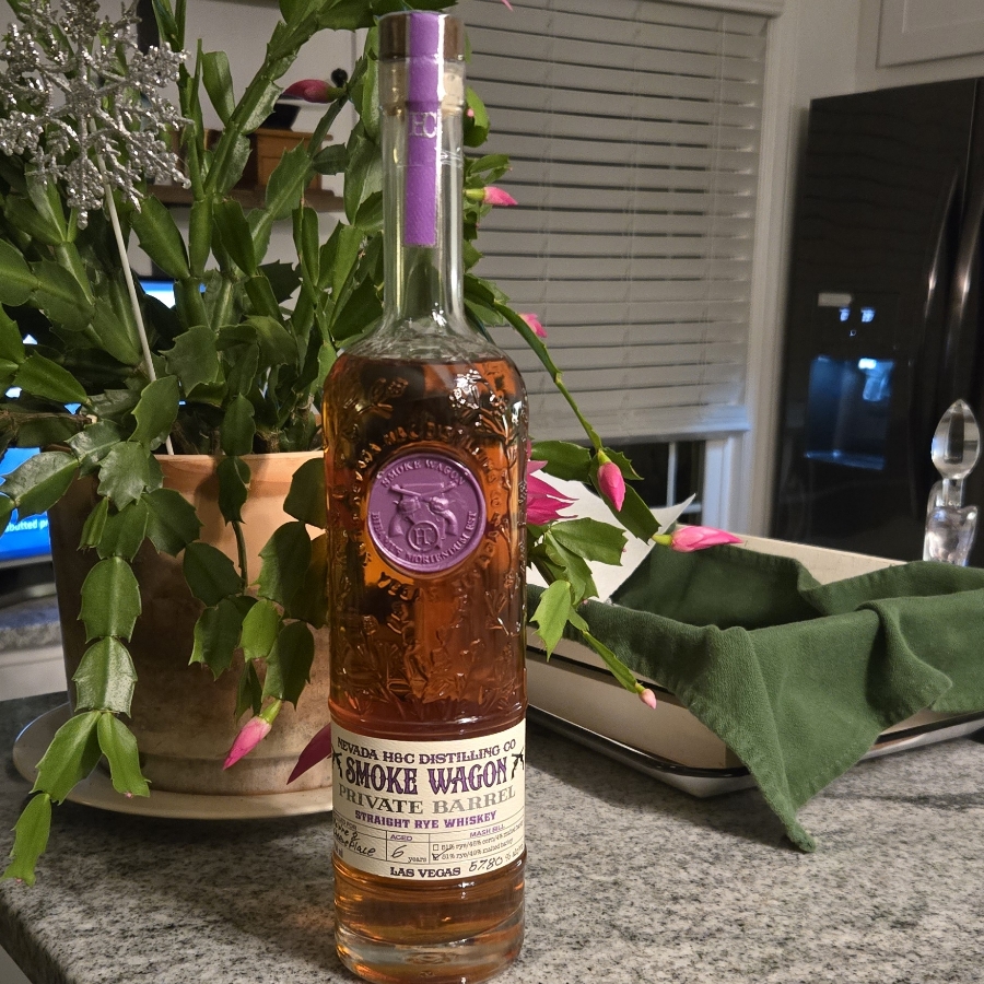 Smoke Wagon private barrel rye 51% rye 49% malted barley - Wine and Cheese Place