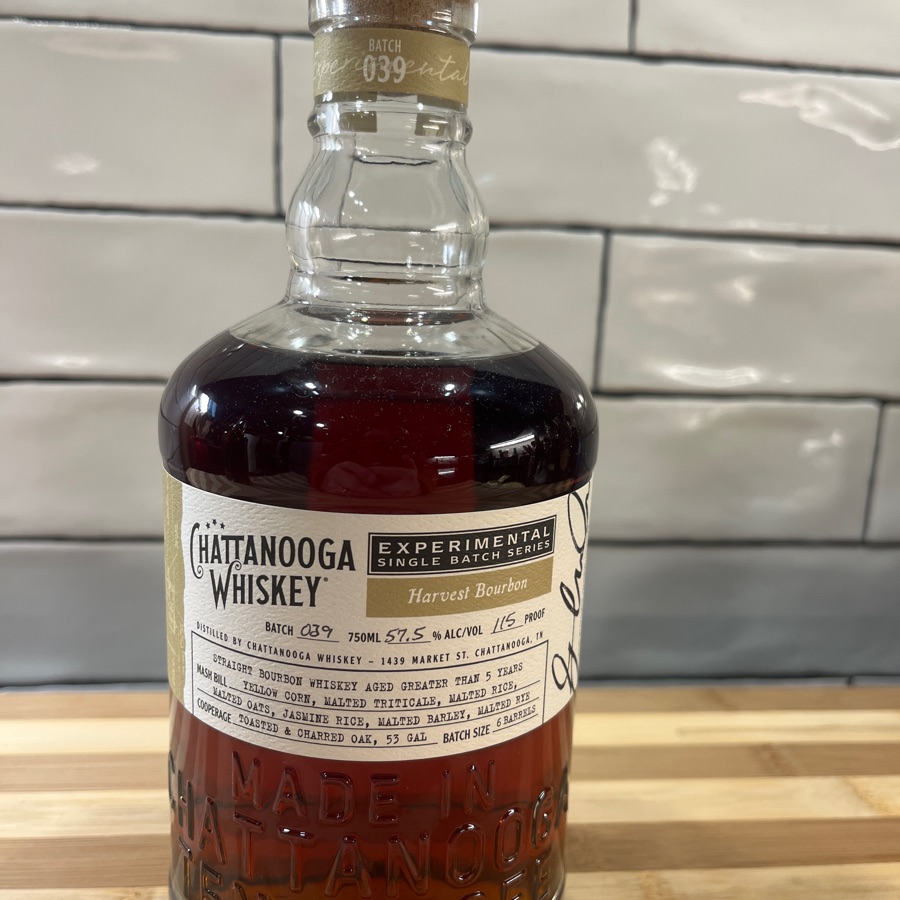 Cattanooga Whiskey Experimental Single Batch Series Bath 039 Harvest Bourbon