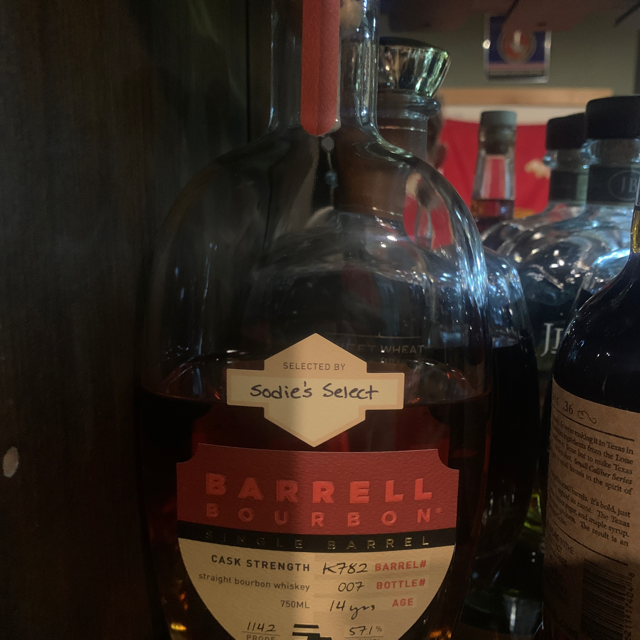 Barrell Bourbon Single Barrel #K782 (Sodie's Select)