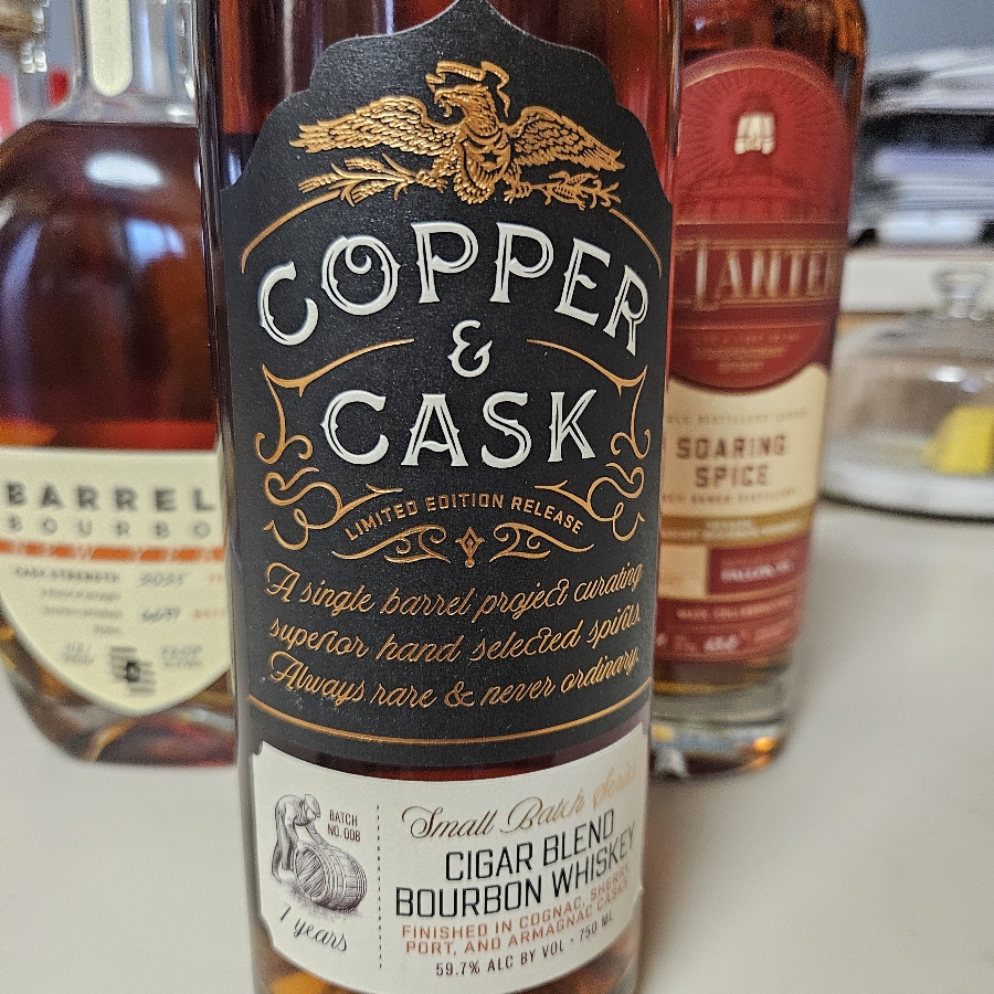 Copper & Cask Cigar blend batch 008