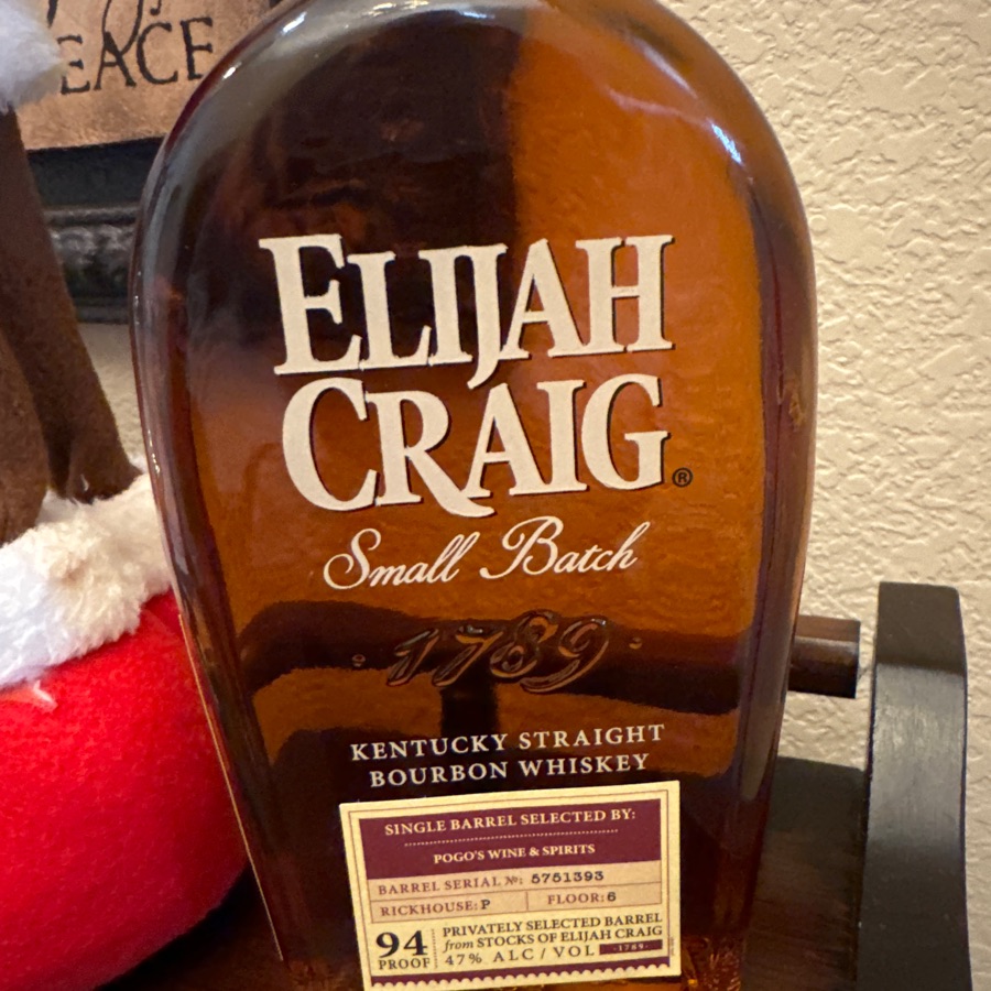 Elijah Craig Small Batch Pogo's Pick Barrel 5751393 - Rickhouse P Floor 6