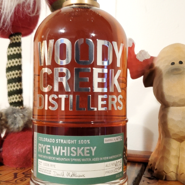 Woody Creek Single Barrel Rye Whiskey