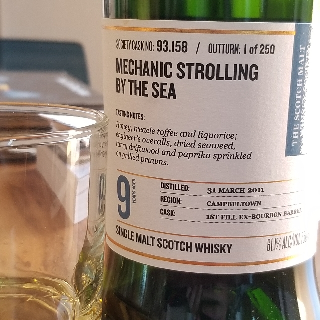 SMWS 93.158 ("Mechanic Strolling by the Sea")
