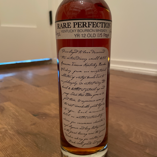 Rare Perfection Kentucky Bourbon Whiskey 12yr Lot 2