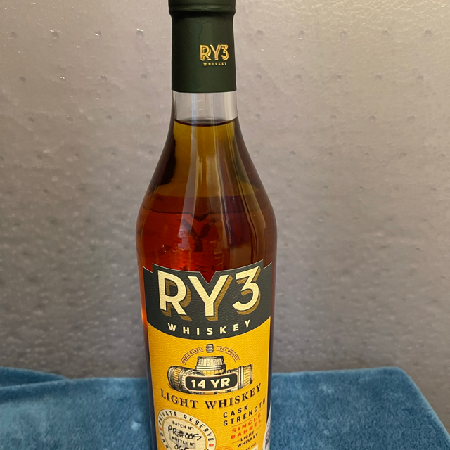 Ry3 (Major League Bourbon pick)