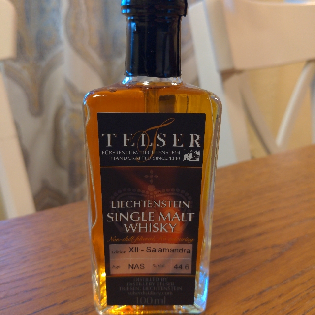 Telser Liechtenstein Single Malt Whisky XII Salamandra Cask