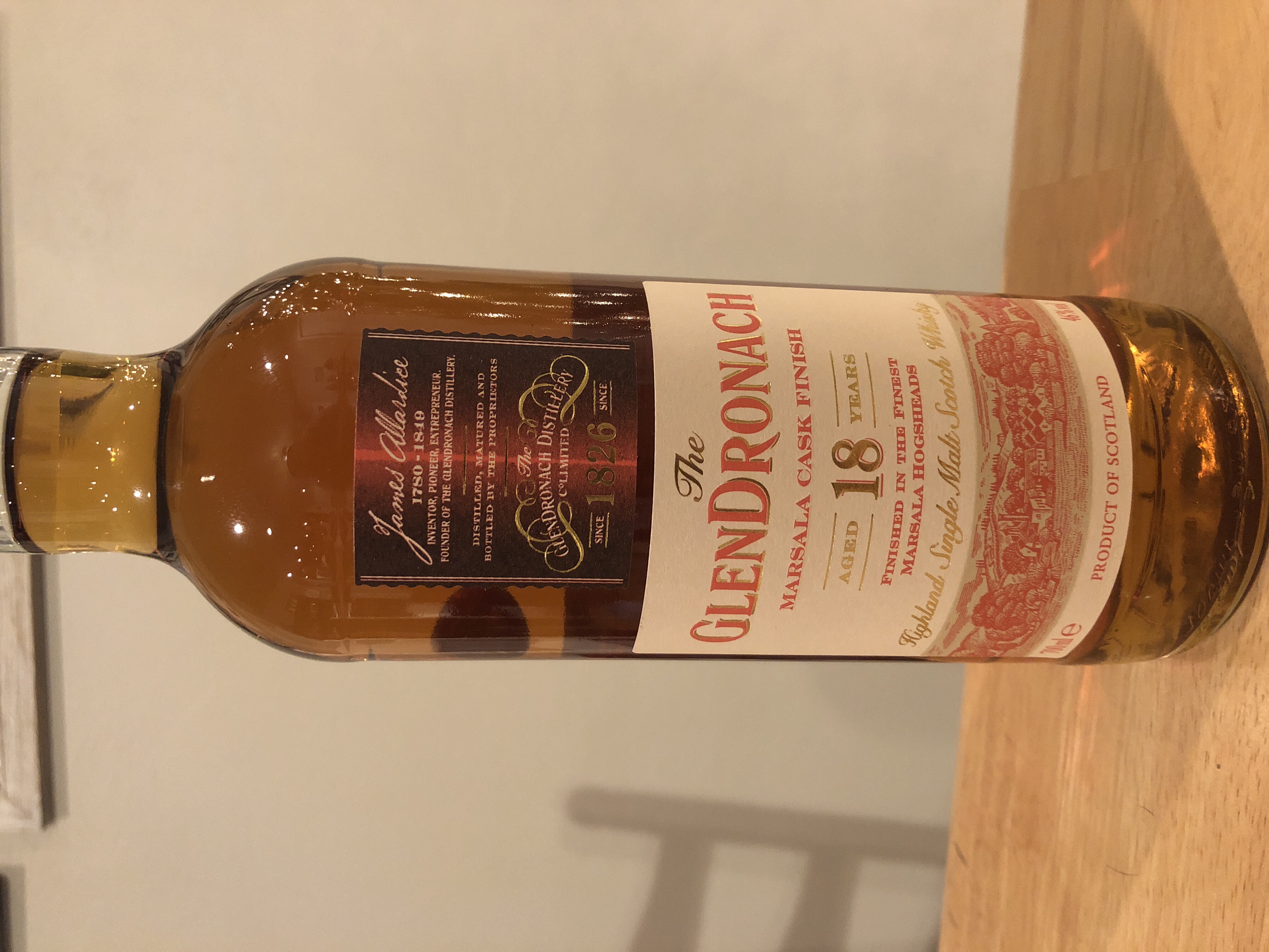 Glendronach 18 year old Marsala Cask Finish