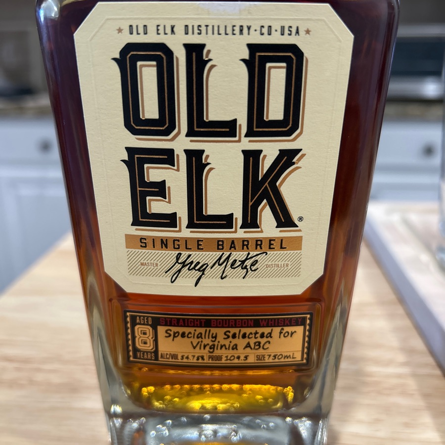 Old Elk 8 Year Straight Bourbon Whiskey (Virginia ABC Select)