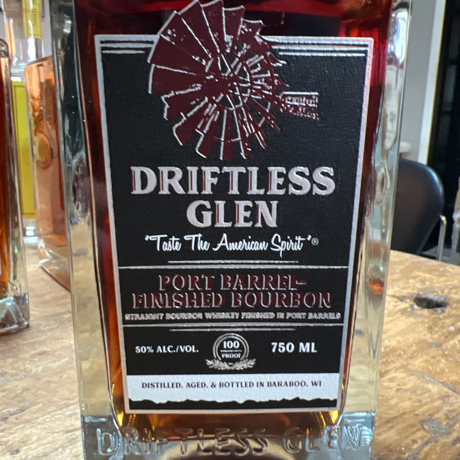 Driftless Glen Port Barrel FInished Bourbon