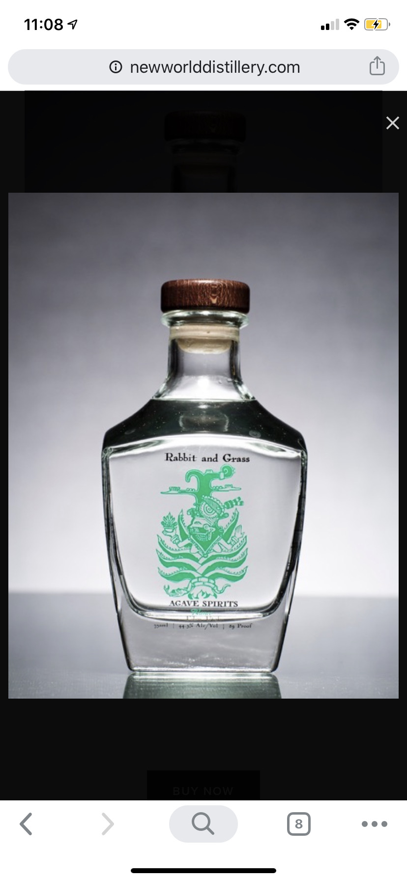 New World Rabbit and Grass Agave Spirits Blanco