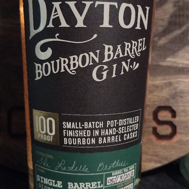 Belle of Dayton Bourbon Barrel Gin