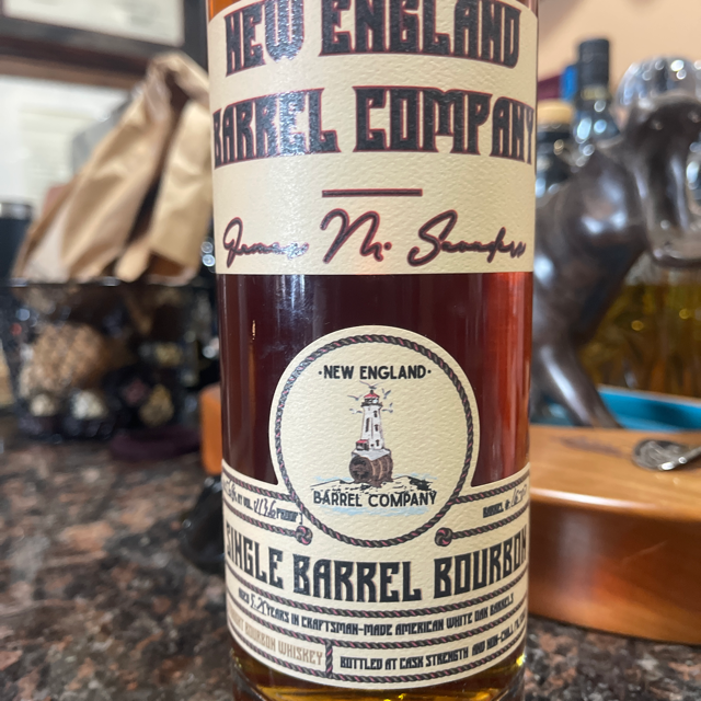 NewcEngland Barrel company Single Barrel Bourbon