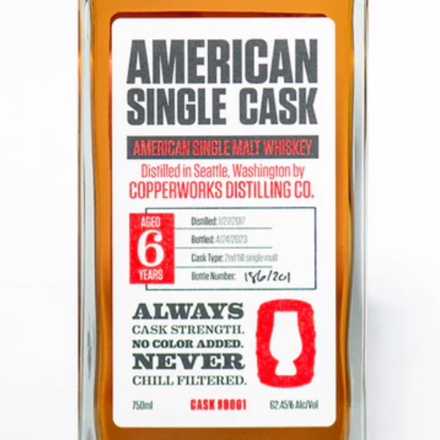 Copperworks Distilling ASM (American Single Cask #0001)