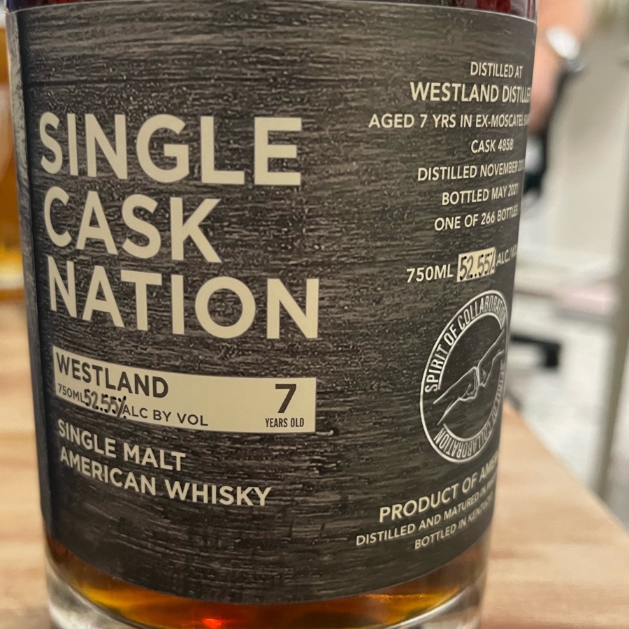 Westland 2013 7 Years (Single Cask Nation)