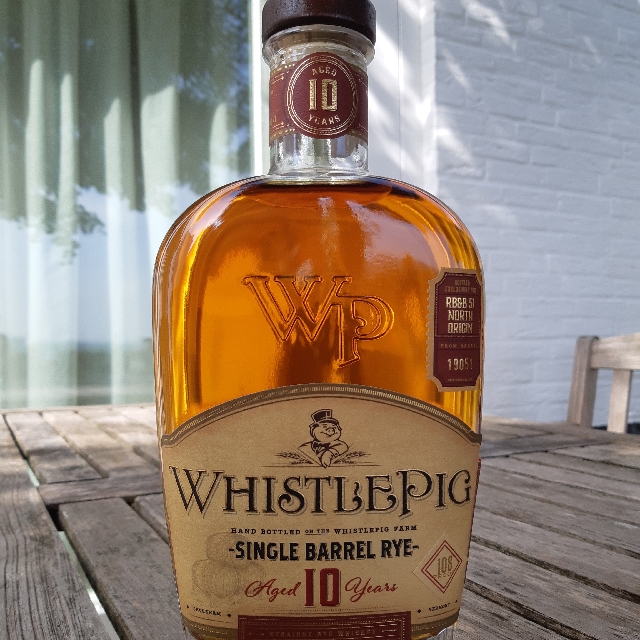 Whistlepig single barrel rye from barrel 19051