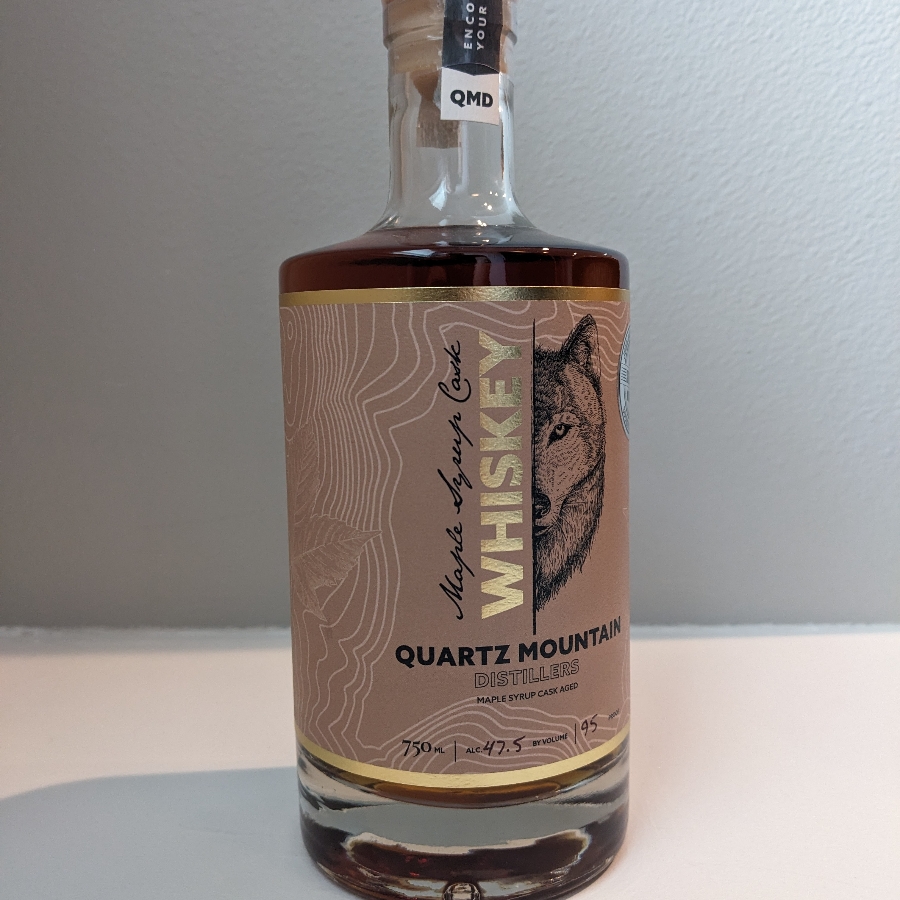 Quartz Mountain Maple Syrup Cask Whiskey