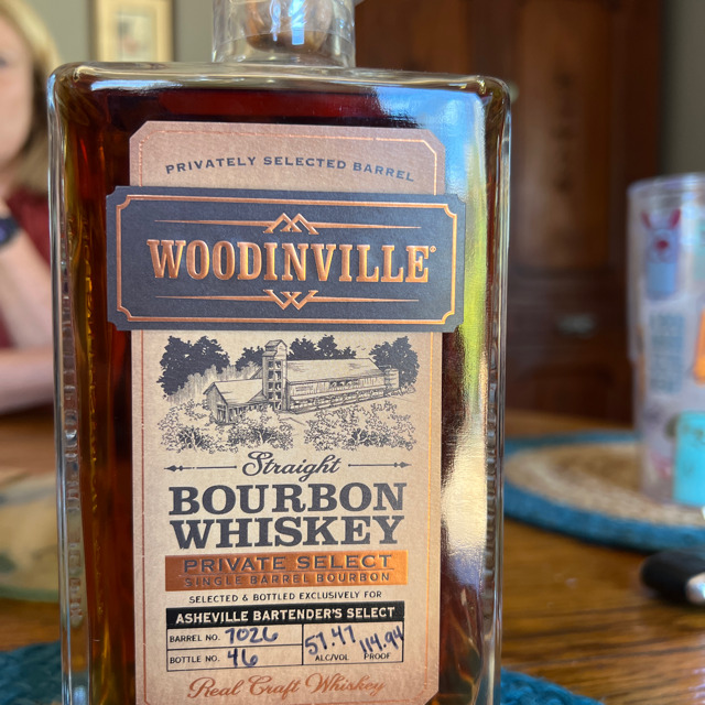 Woodinville Straight Bourbon Whiskey - Private Select - Asheville Bartender's Select