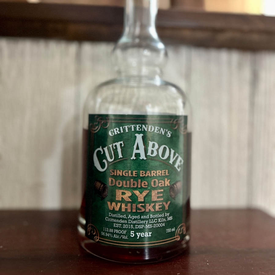 Crittenden's Cut Above Single Barrel Double Oak Rye