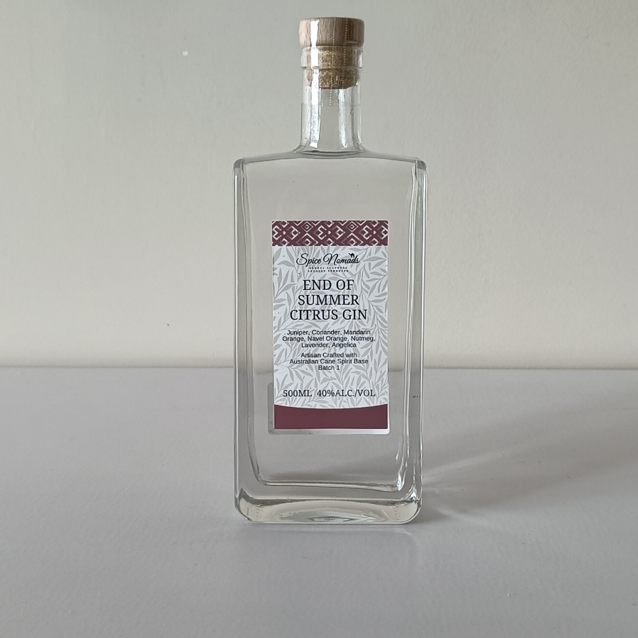 End of sunmer citrus gin