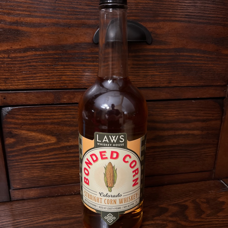 Laws Bonded Corn Straight Corn Whiskey
