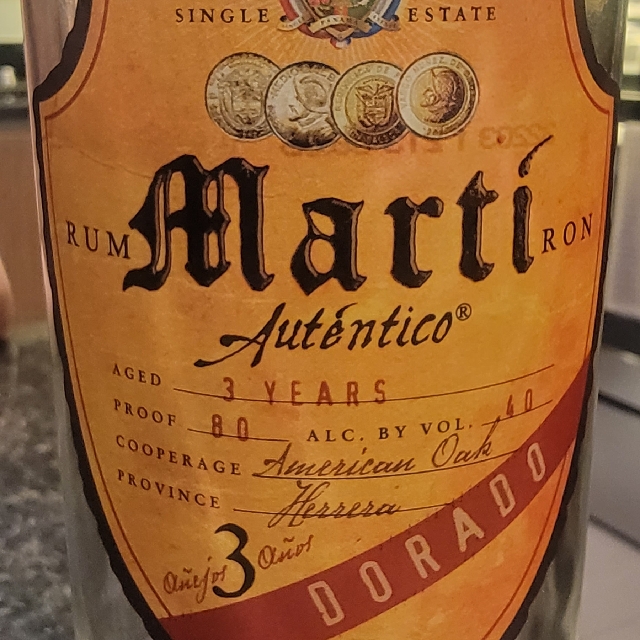 Martí auténtico Dorado