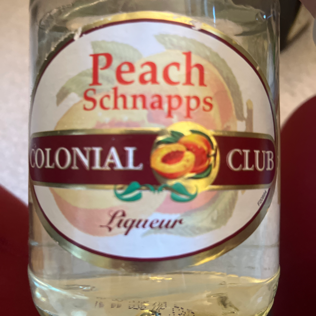 Colonial Club Peach Schnapps