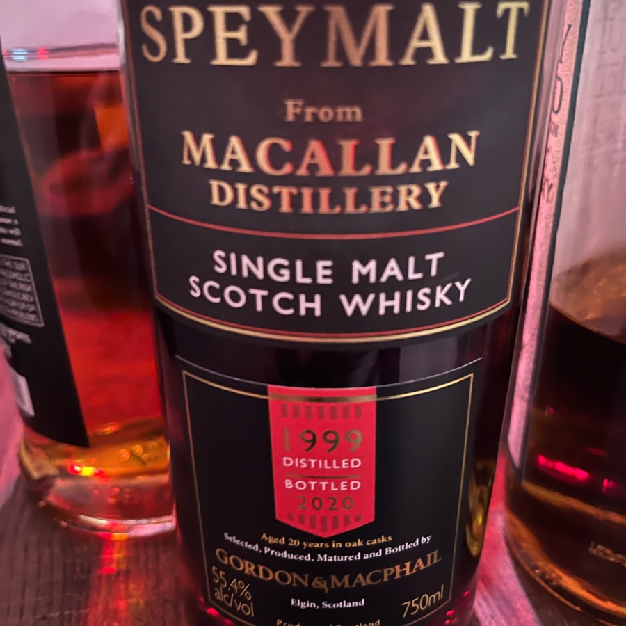 Macallan 1999 20 Years Speymalt (Gordon & MacPhail)