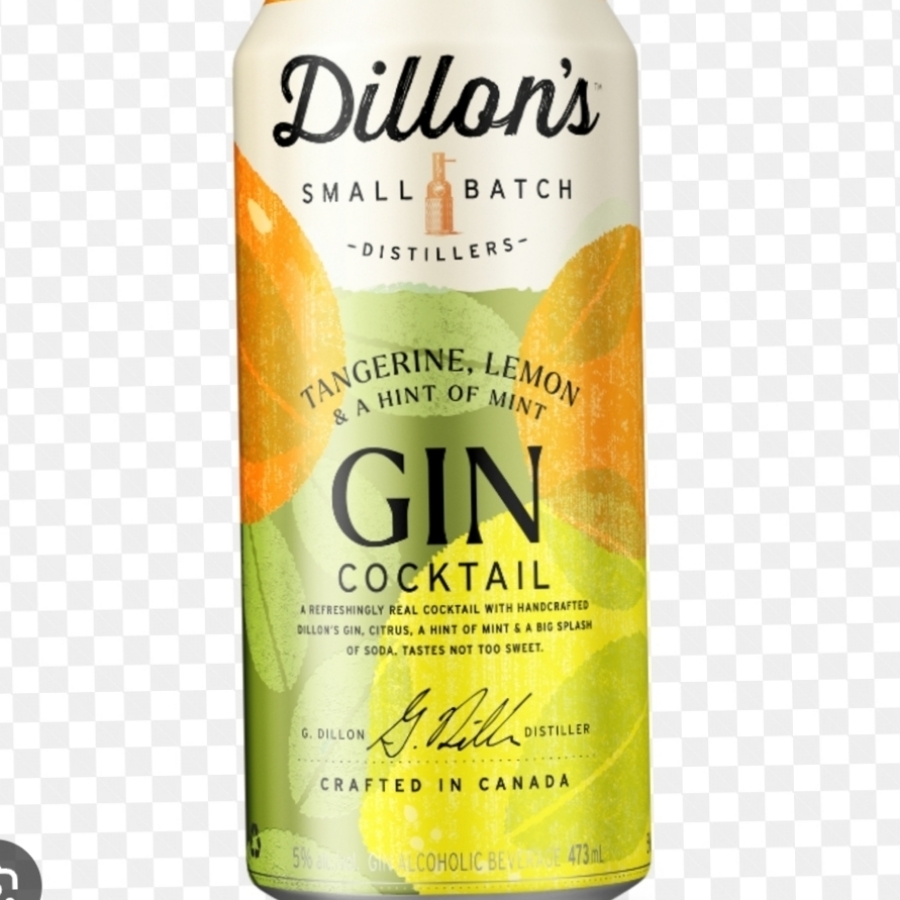 Dillon's Small Batch Gin Cocktails Tangerine, Lemon, & A Hint of Mint