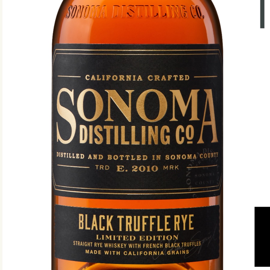 Sonoma Distilling Company Black Truffle Rye