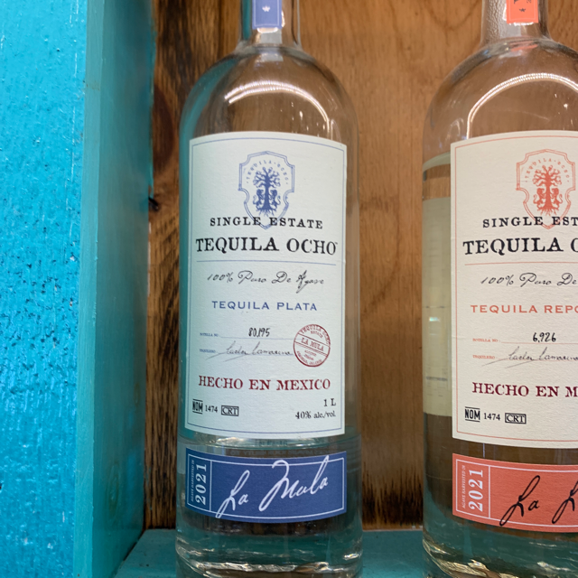 Tequila Ocho Plata La Mula 2021