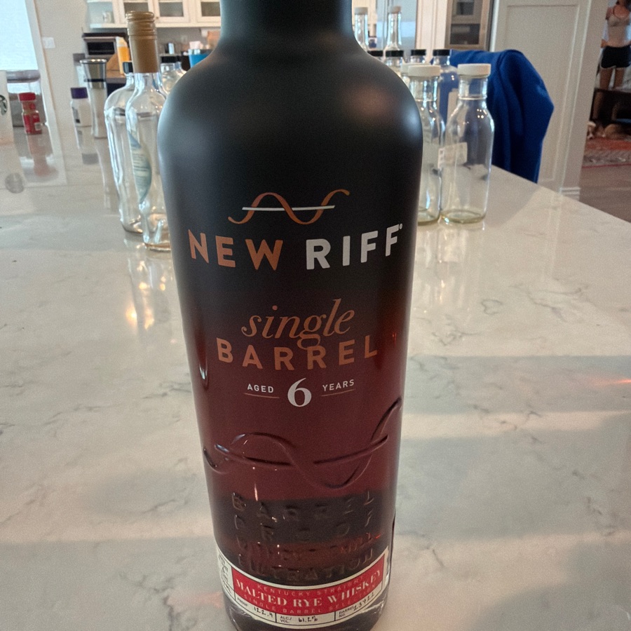 New Riff Single Barrel Malted Rye Whiskey selected by Prime Barrel #23722