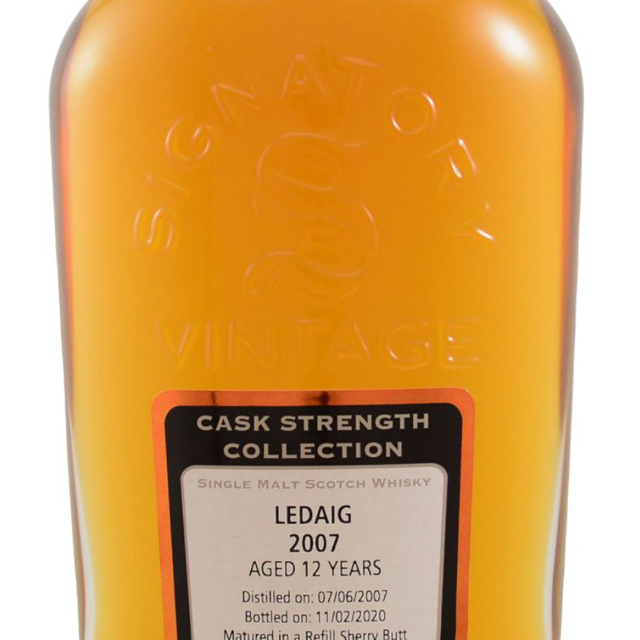 Ledaig 2007 12 Year Cask Strength Collection (Signatory)